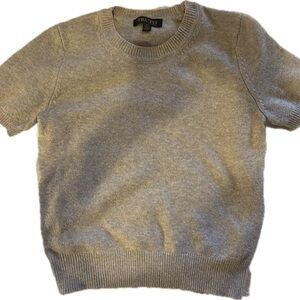 Truth Light Gray Crewneck Sweater short sleeve